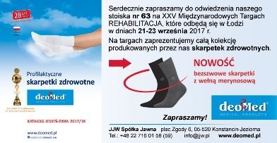 XXV Międzynarodowe Targi REHABILITACJA  w Łodzi